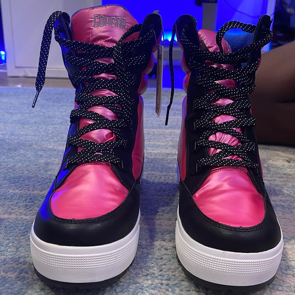 Wahoo Cougar Nylon Pink Women's Winter boots